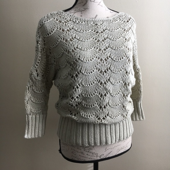 LOFT Sweaters - LOFT Knit Shells Blouse Top S Light Beige